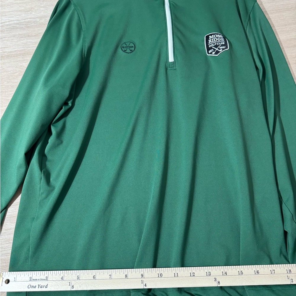 Eighteen Green Moss Ridge Golf Pullover Men’s L - Picture 9 of 10